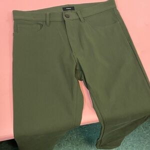 Theory Men's Green Skinny Jeans